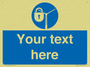 Custom mandatory lock rotor blades